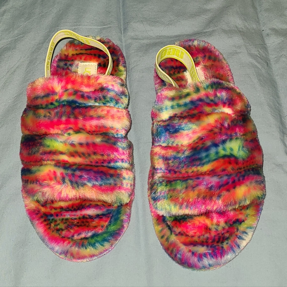 UGG Fluff Yeah Pixelate Slipper
